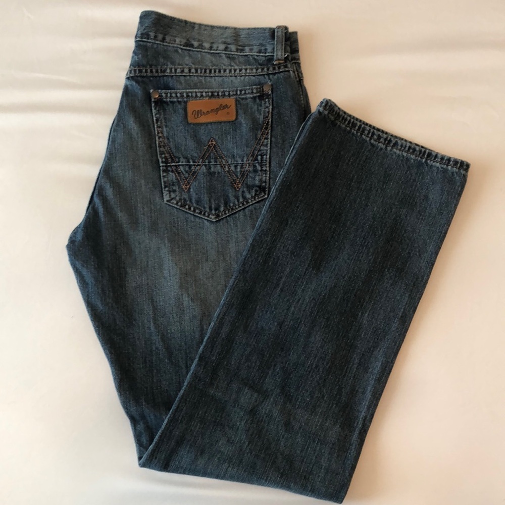 Wrangler - Men’s Retro Slim Straight Jeans - 32x32